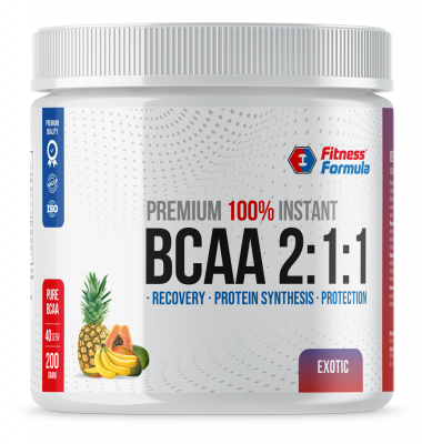 Детальное фото Fitness Formula BCAA 2:1:1 (200 гр) Экзотик