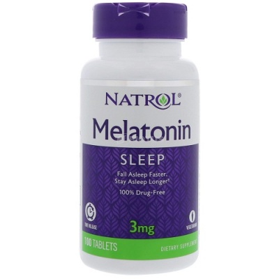 Детальное фото Natrol Sleep Stimul 3 mg (100 табл)
