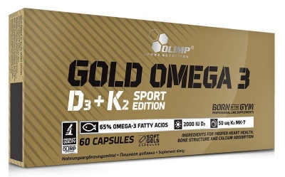 Детальное фото Olimp Gold Omega 3 D3+K2 Sport Edition (60 капс)