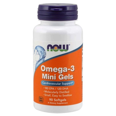 Детальное фото NOW Omega-3 Mini Gels (90 гел. капс)