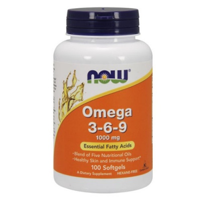 Детальное фото NOW Omega 3-6-9 1000 mg (100 гел. капс)