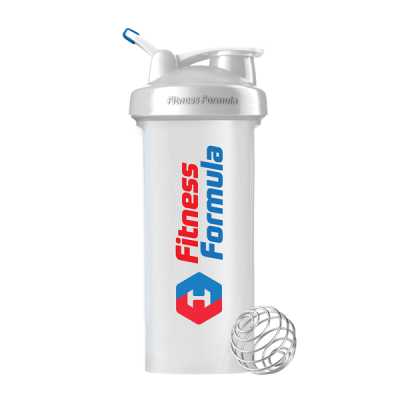 Детальное фото Fitness Formula Шейкер с держателем (600 мл) Белый