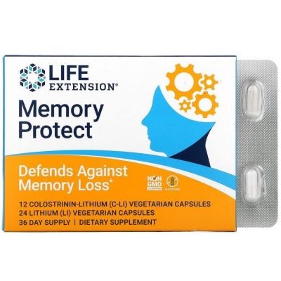 Детальное фото Life Extension Memory Protect (12 C-LI капс, 24 Li капс)