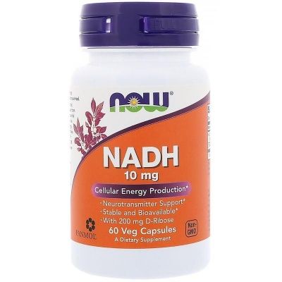 Детальное фото NOW NADH 10 mg (60 вег. капс)