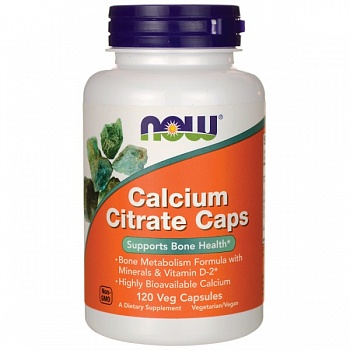 Анонс фото now calcium citrate (120 капс)