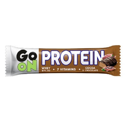 Детальное фото GO ON Protein bar 20% (50 гр) cocoa