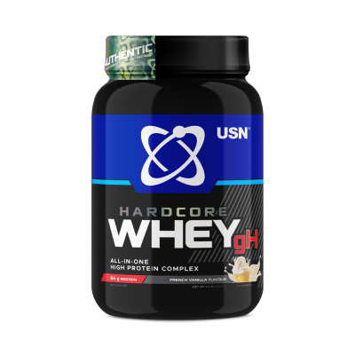 Детальное фото USN Hardcore Whey gH (908 гр) Французская ваниль