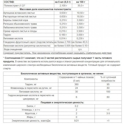 Детальное фото Vitauct Гепатроп Премиум (250 мл)