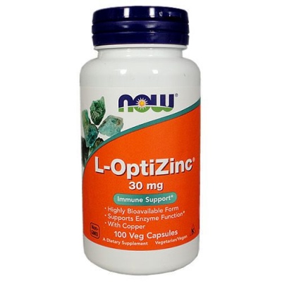 Детальное фото NOW L-OptiZinc® 30 mg (100 капс)