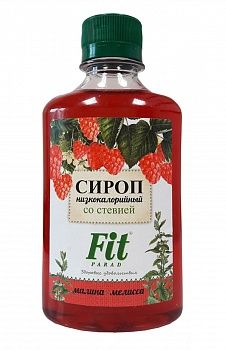 Анонс фото fitparad сироп низкокалорийный (250 мл) малина-мелисса