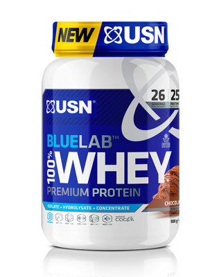 Детальное фото USN BlueLab 100% Whey Premium Protein (908 гр) Шоколад