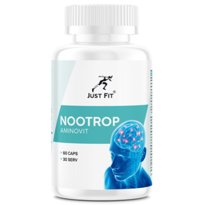 Детальное фото Just Fit Nootrop Aminovit (60 капс)