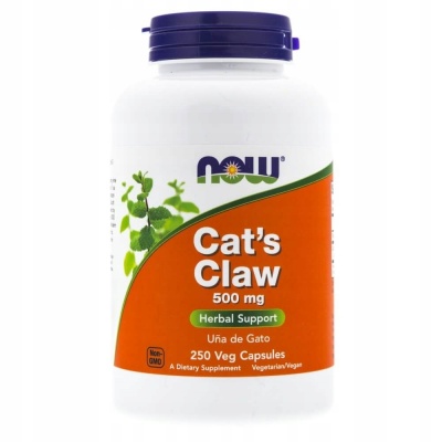 Детальное фото NOW Cat's Claw 500 mg (250 капс)