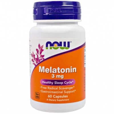 Детальное фото NOW Melatonin 3 mg (60 капс)