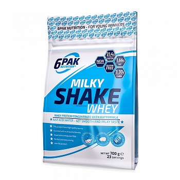 Анонс фото 6pak milky shake whey (700 гр) фисташковый пломбир