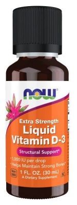 Детальное фото NOW Liquid Vitamin D-3 Extra Strength (30 мл)