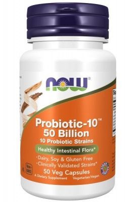 Детальное фото NOW Probiotic-10™ 50 Billion (50 вег. капс)