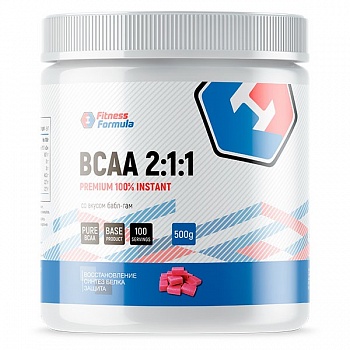 Анонс фото fitness formula bcaa 2:1:1 (500 гр) жевательная резинка