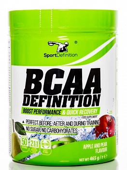 Анонс фото sportdefinition bcaa definition 2:1:1 (465 гр) яблоко- груша