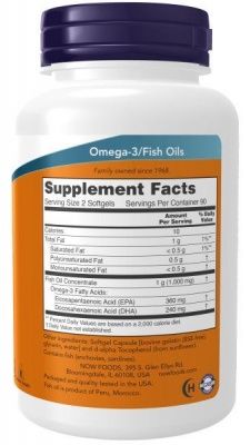 Детальное фото NOW Omega-3 Mini Gels (180 гел. капс)