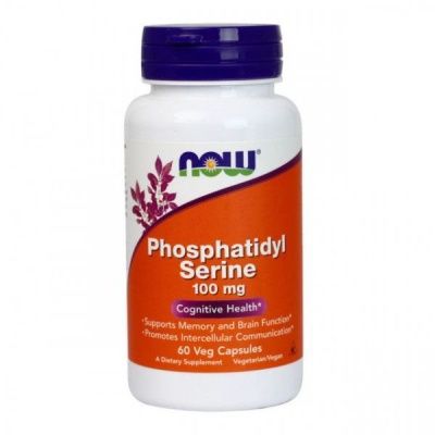 Детальное фото NOW Phosphatidyl Serine 100 mg (60 вег. капс)