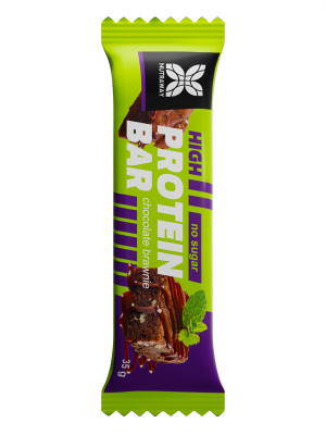 Детальное фото Nutraway High Protein Bar (35 гр) Шоколадный брауни