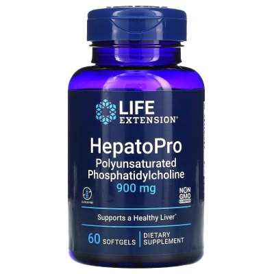 Детальное фото Life Extension HepatoPro 900 mg (60 гел. капс)