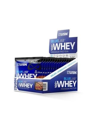 Детальное фото USN BlueLab 100% Whey Premium Protein (34 гр) Карамель - попкорн