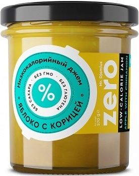 Анонс фото mr.djemiuszero низкокалорийный джем (270 гр) яблоко с корицей