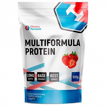Анонс фото fitness formula multiformula protein (900 гр) клубника