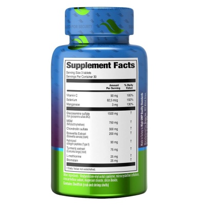 Детальное фото Orzax Glucosamine Chondroitin MSM Complex (90 табл)