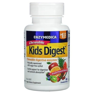 Детальное фото Enzymedica Kids Digest (60 жев. табл) Фруктовый пунш