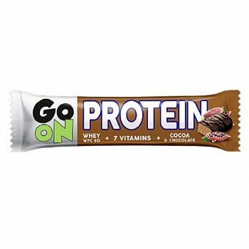 Анонс фото go on protein bar 20% (50 гр) cocoa