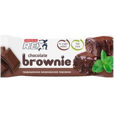 Детальное фото ProteinRex Brownie (50 гр) Классический