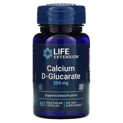 Детальное фото Life Extension Calcium D-Glucarate 200 mg, (60 вег. капс)