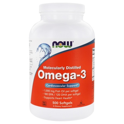 Детальное фото NOW Omega-3 1000 mg (500 гел. капс)