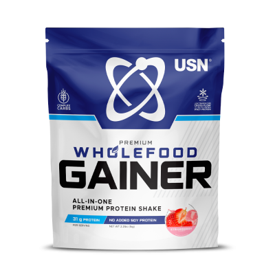 Детальное фото USN (SAR) Wholefood Gainer (1 кг) Клубника