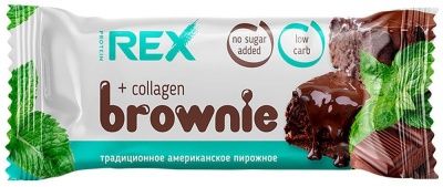 Детальное фото ProteinRex Brownie (50 гр) Мята-Коллаген