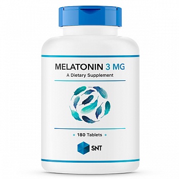 Анонс фото snt melatonin 3 mg (180 табл)