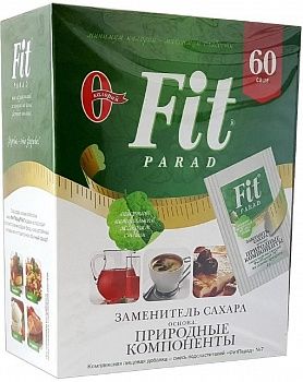 Анонс фото fitparad заменитель сахара "фитпарад № 7" (саше 60 шт)