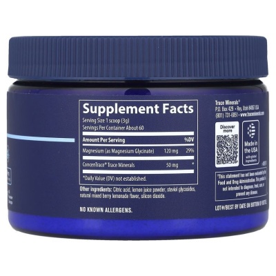 Детальное фото Trace Magnesium Glycinate Powder (180 гр) Ягодный лимонад