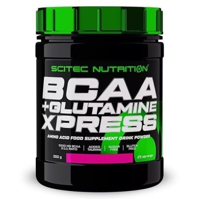 Детальное фото Scitec Nutrition BCAA + Glutamine Xpress (300 гр) Лонг-Айленд чай со льдом
