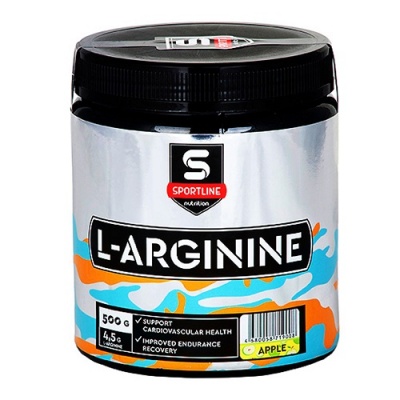 Детальное фото SportLine L-Arginine (500 гр) Яблоко
