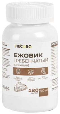 Детальное фото Лесово Ежовик Гребенчатый (Мицелий) (120 капс)