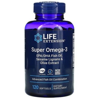 Детальное фото Life Extension Super Omega-3 (120 гел. капс)