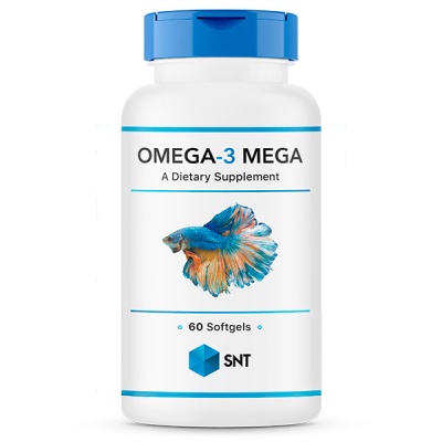 Детальное фото SNT Omega-3 Mega (330/220 ЕЕ) 1000 mg (60 гел.капс)
