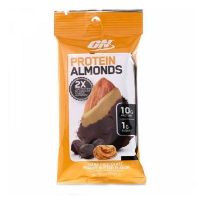 Детальное фото Optimum Nutrition Protein Almonds (43 гр) Темный шоколад Арахисовое масло