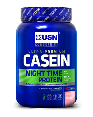 Детальное фото USN Ultra-Premium Casein (908 гр) Клубника