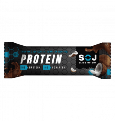 Детальное фото SOJ Protein SOJ Bar (50 гр) Кокос