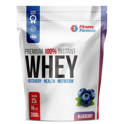 Детальное фото Fitness Formula 100% Whey Protein Premium (2000 гр) Черника